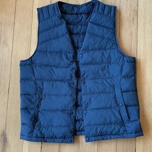 Vostro New York Navy Blue Duck Down Puffer Vest